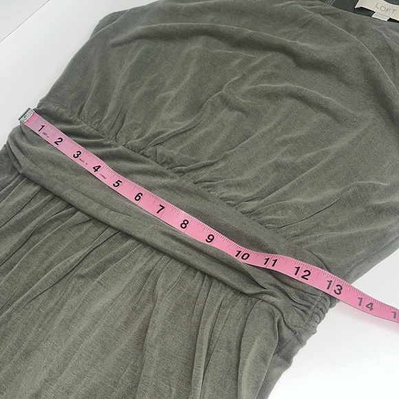 NWT green maxi dress versatile sleeveless soft flowy comfortable preppy dress xs - Picture 8 of 13